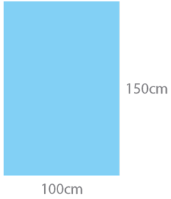 Coverline Хірургічне простирадло неклейке (IS) 100см х 150см